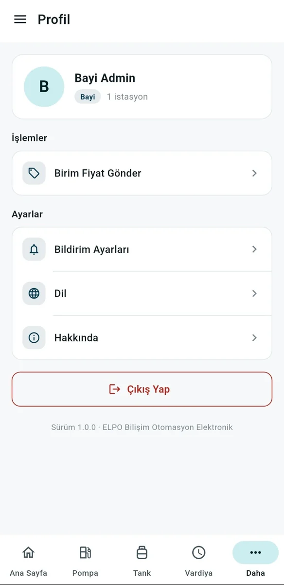 AX Mobil — Profil ve Birim Fiyat